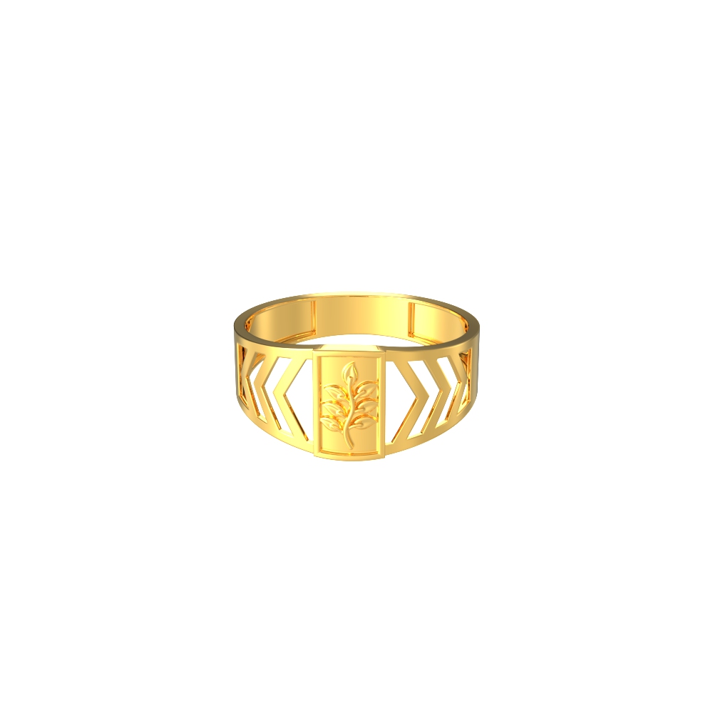 Classic Gold Leaf Ring