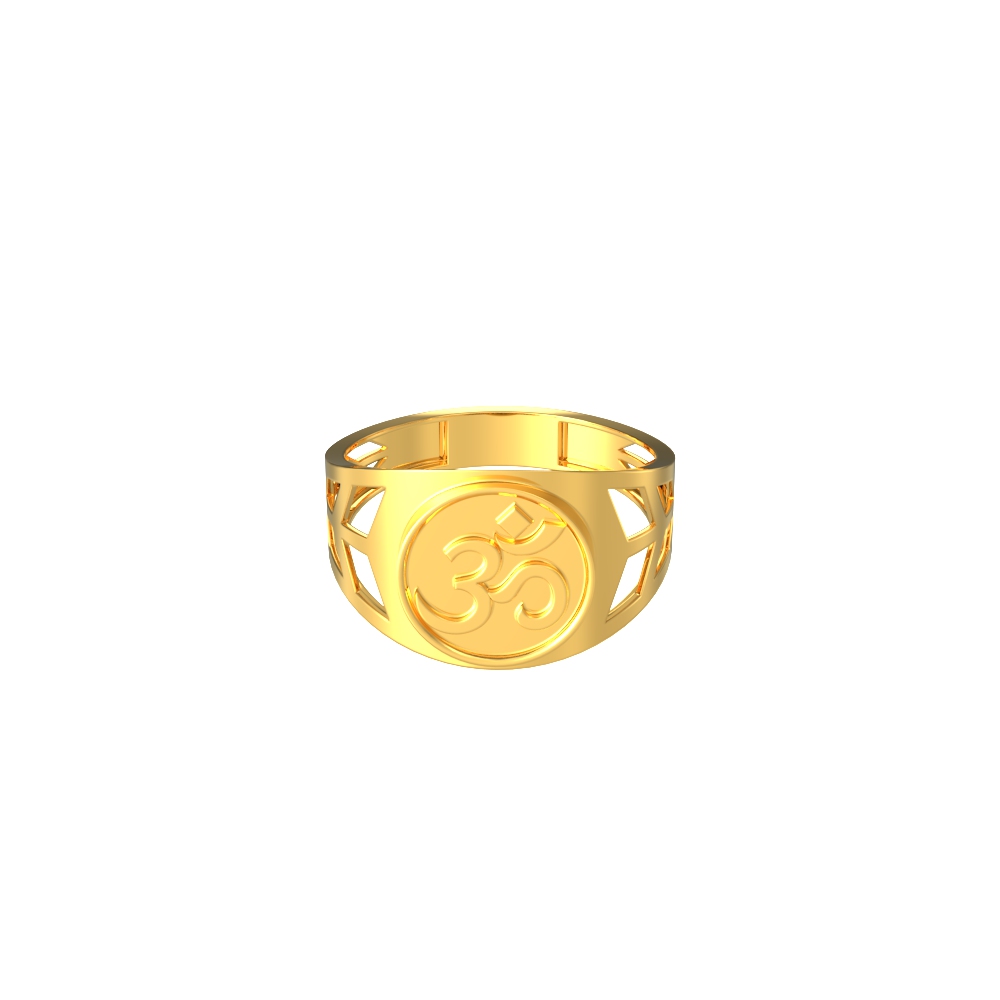 Classic OM Engraved Ring