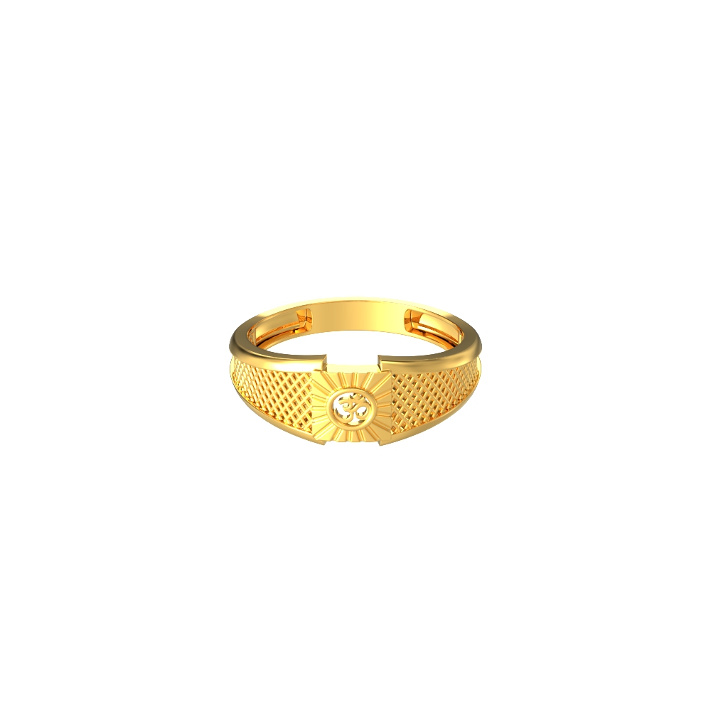 Divine OM Gold Ring