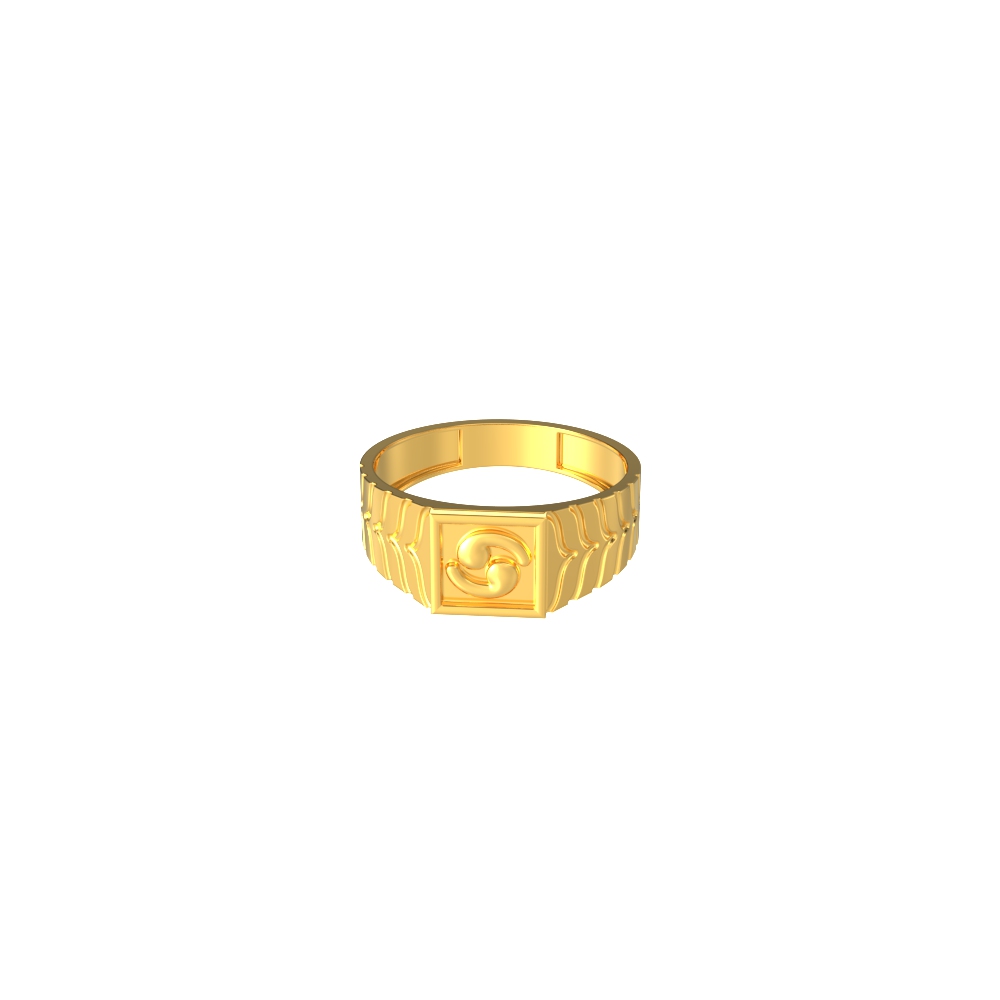 Majestic Gold Swirl Ring