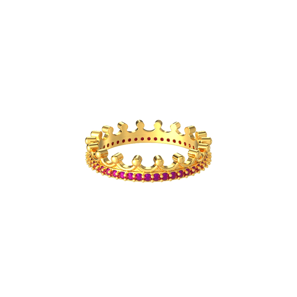 Majestic Women's Gold Crown Ring