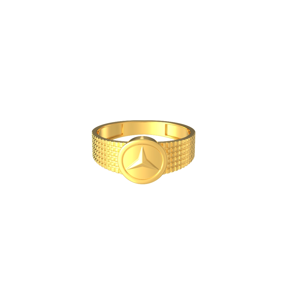 Mercedes-Benz Logo Engraved Men's Ring