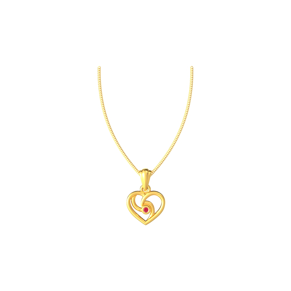 Vintage Heart Symbol Pendant