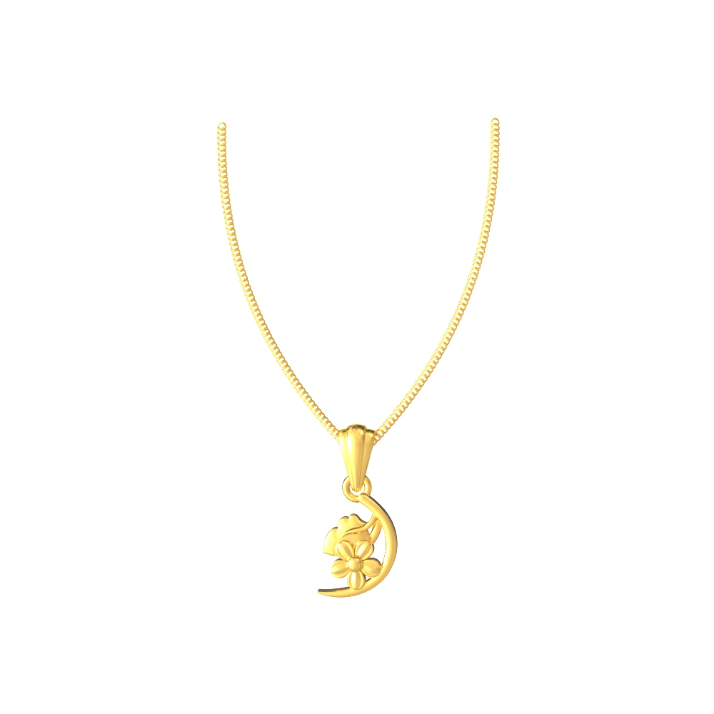 Charming blossom floral design pendant