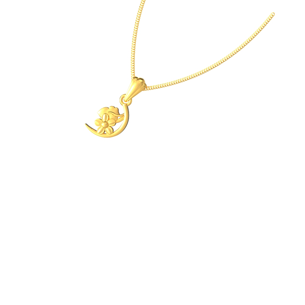 Charming blossom floral design pendant