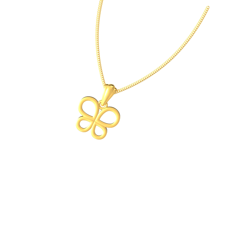 Delicate butterfly design pendant