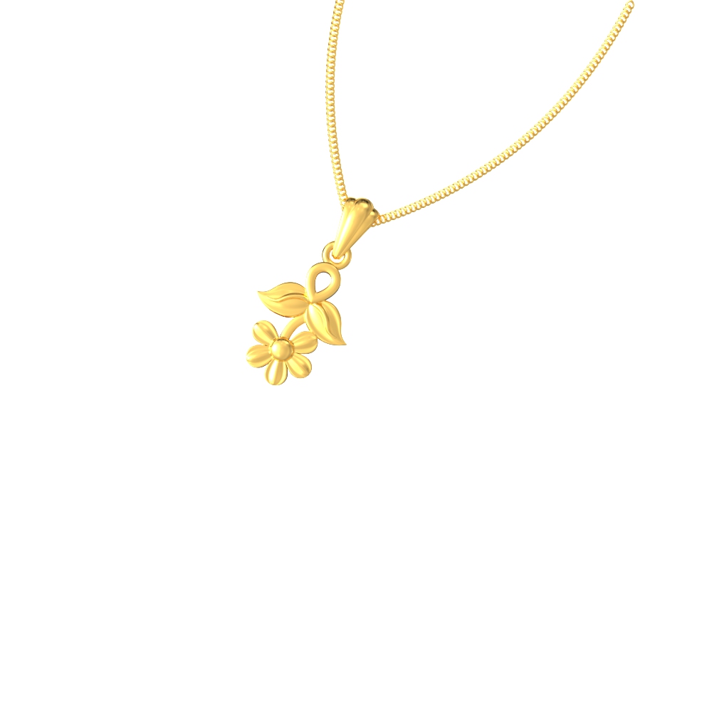 Radiant floral design pendant