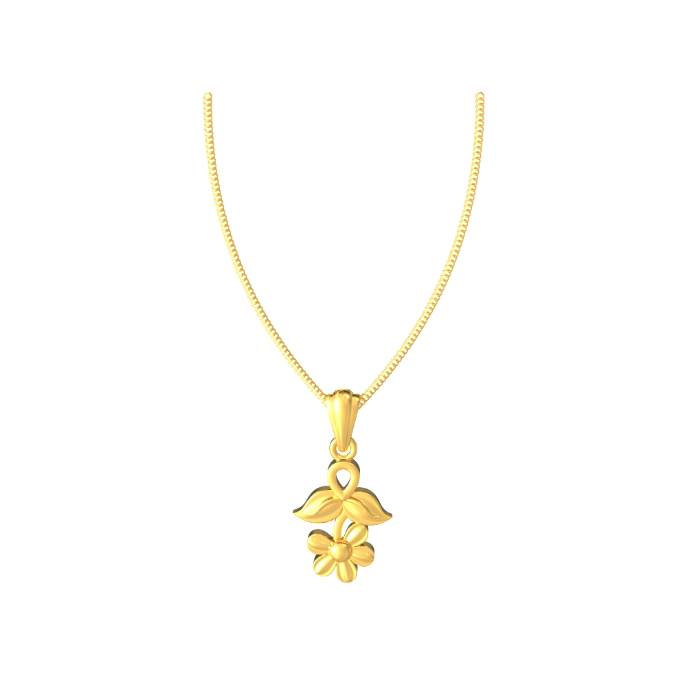 Radiant floral design pendant