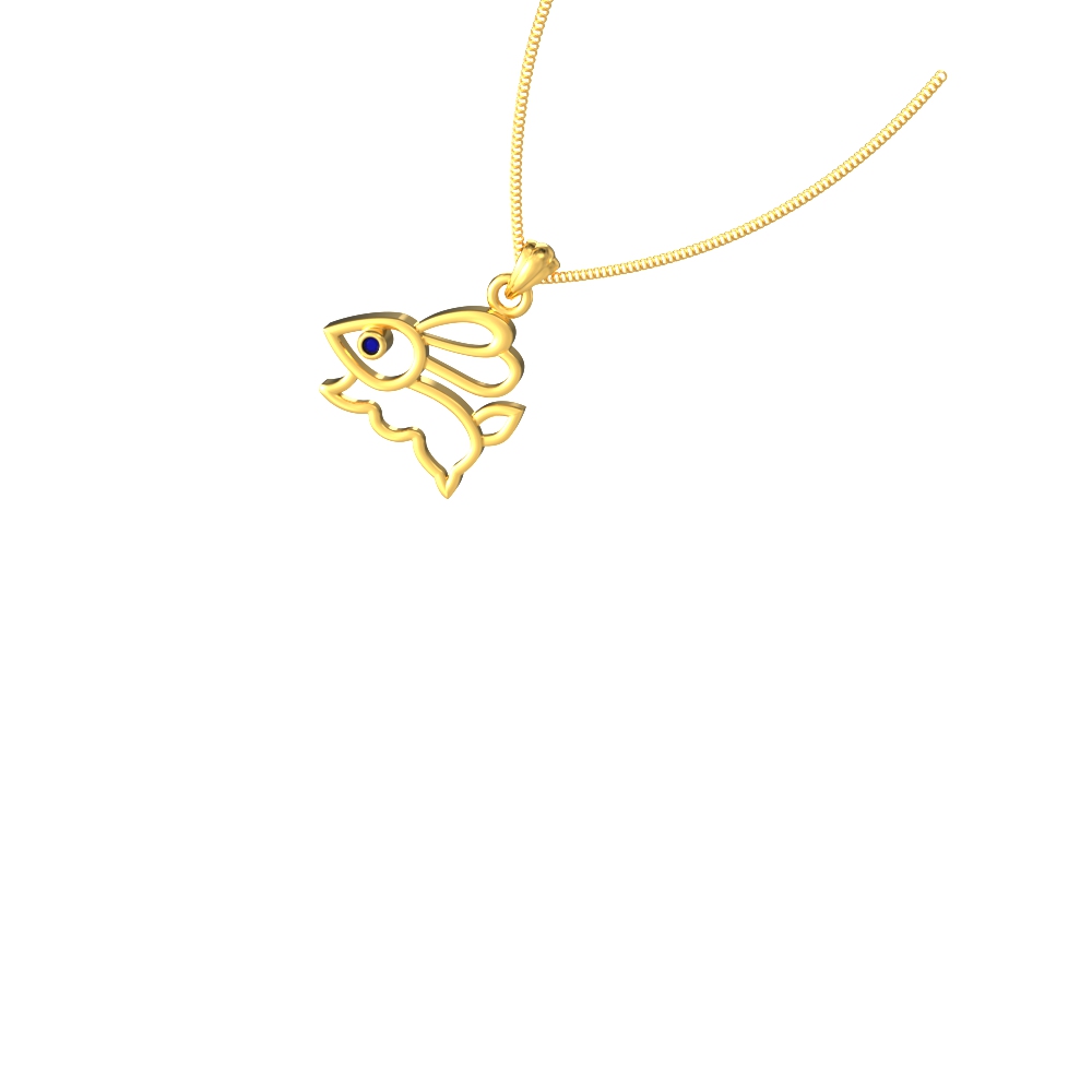 Bunny gold design pendant