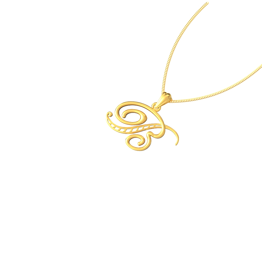 Chic Gold B Pendant