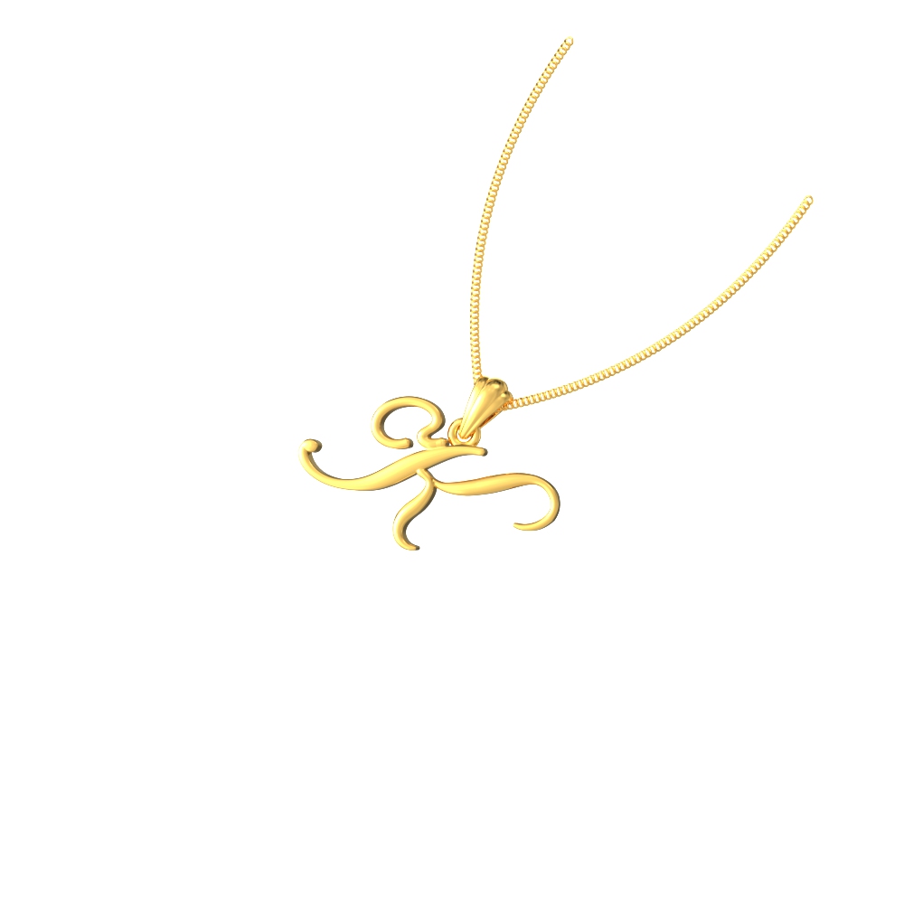 Classic Gold K Pendant