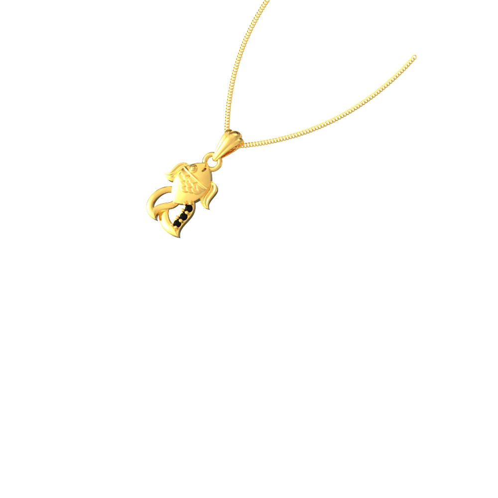 Elegant fish design pendant