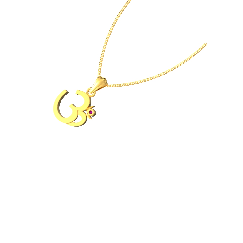 Elegant Om design pendant