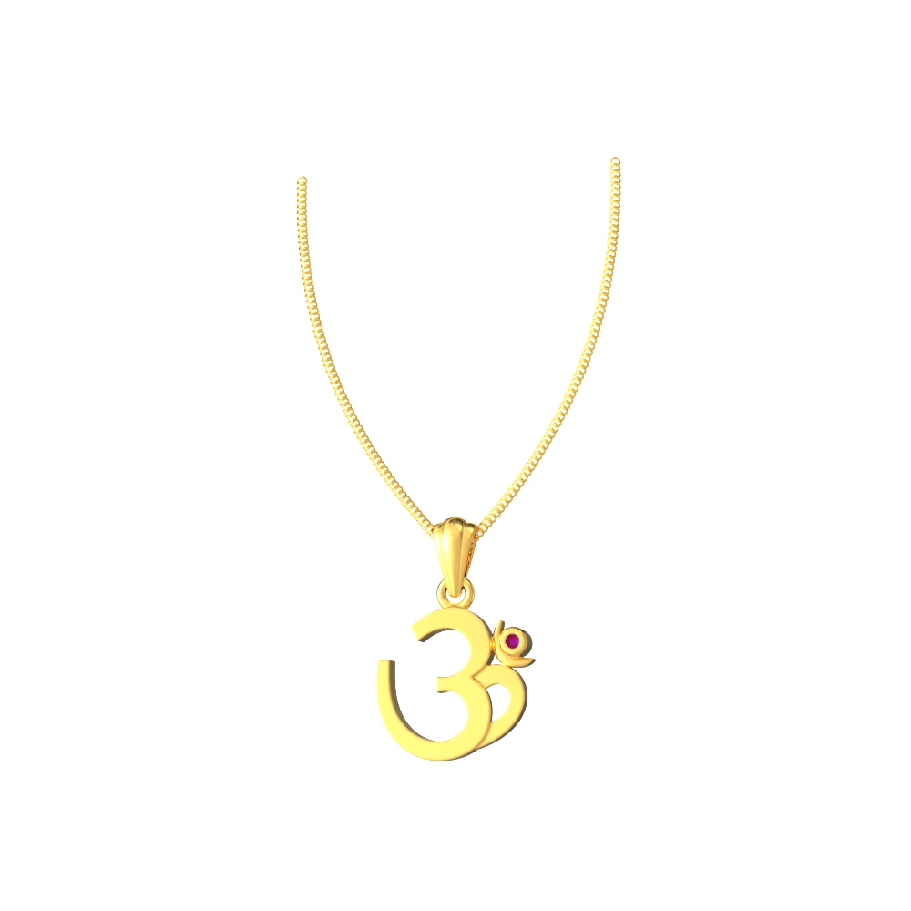 Elegant Om design pendant