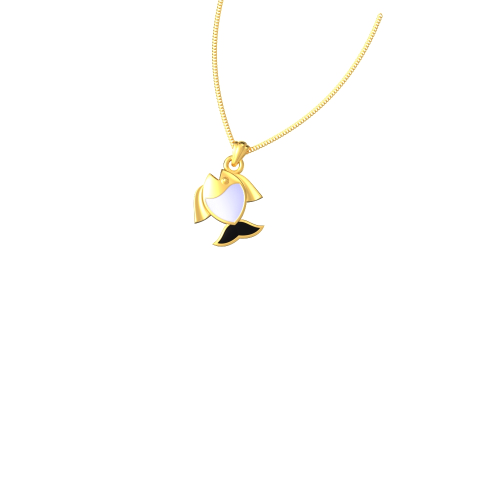 Fish charm design pendant