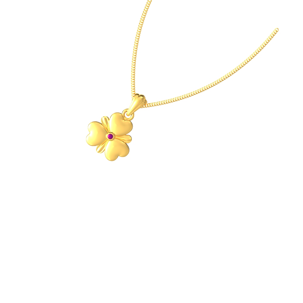 Jewel of floral design pendant