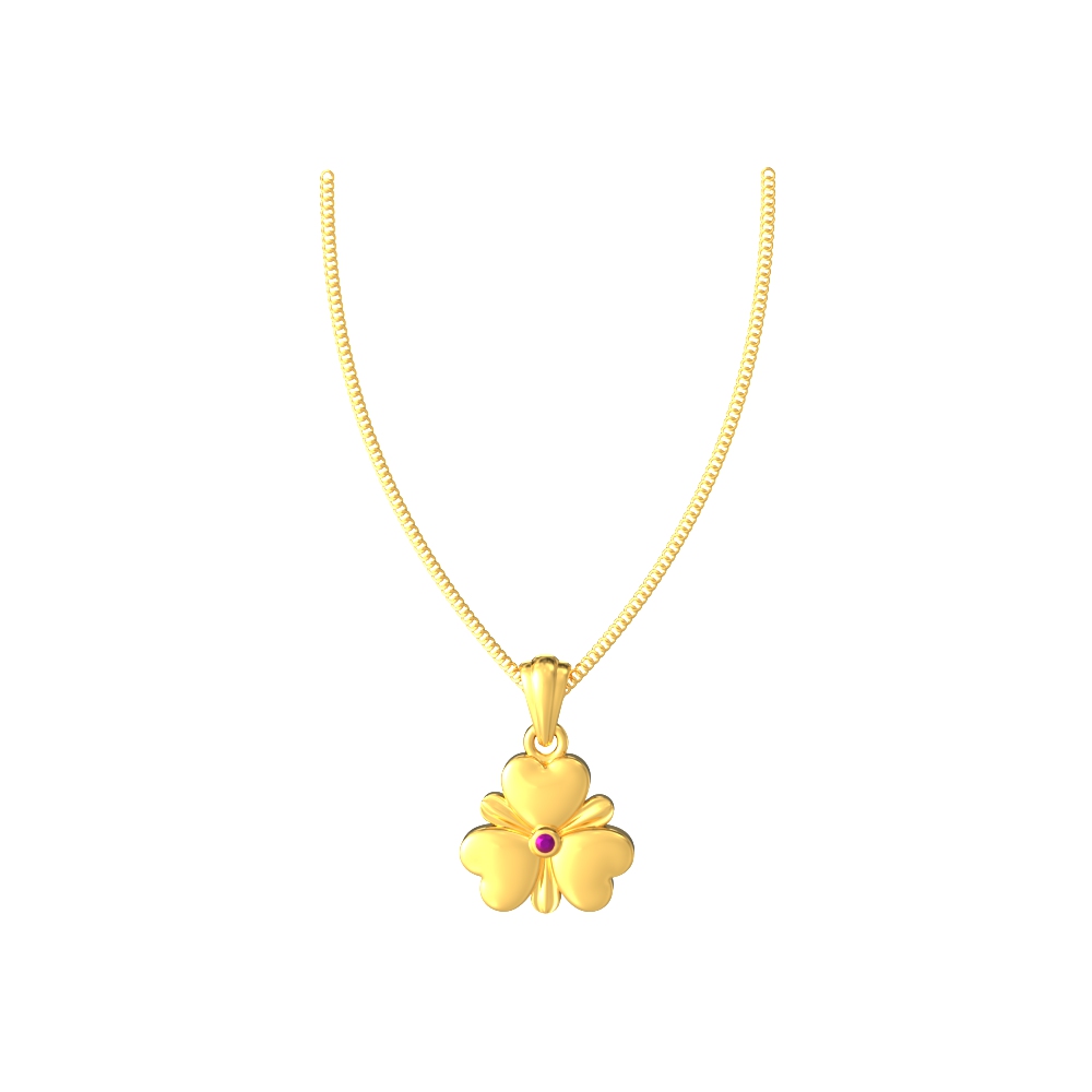 Jewel of floral design pendant