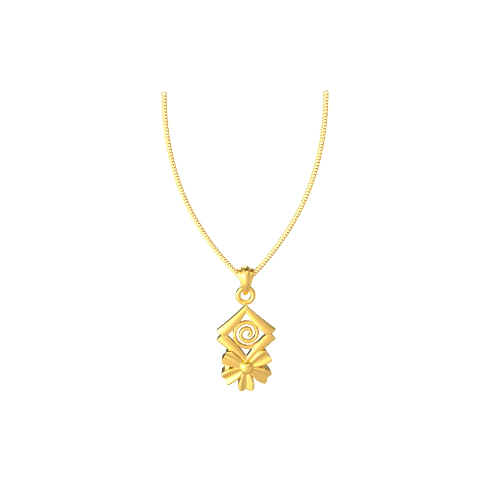 Floral elegance design pendant