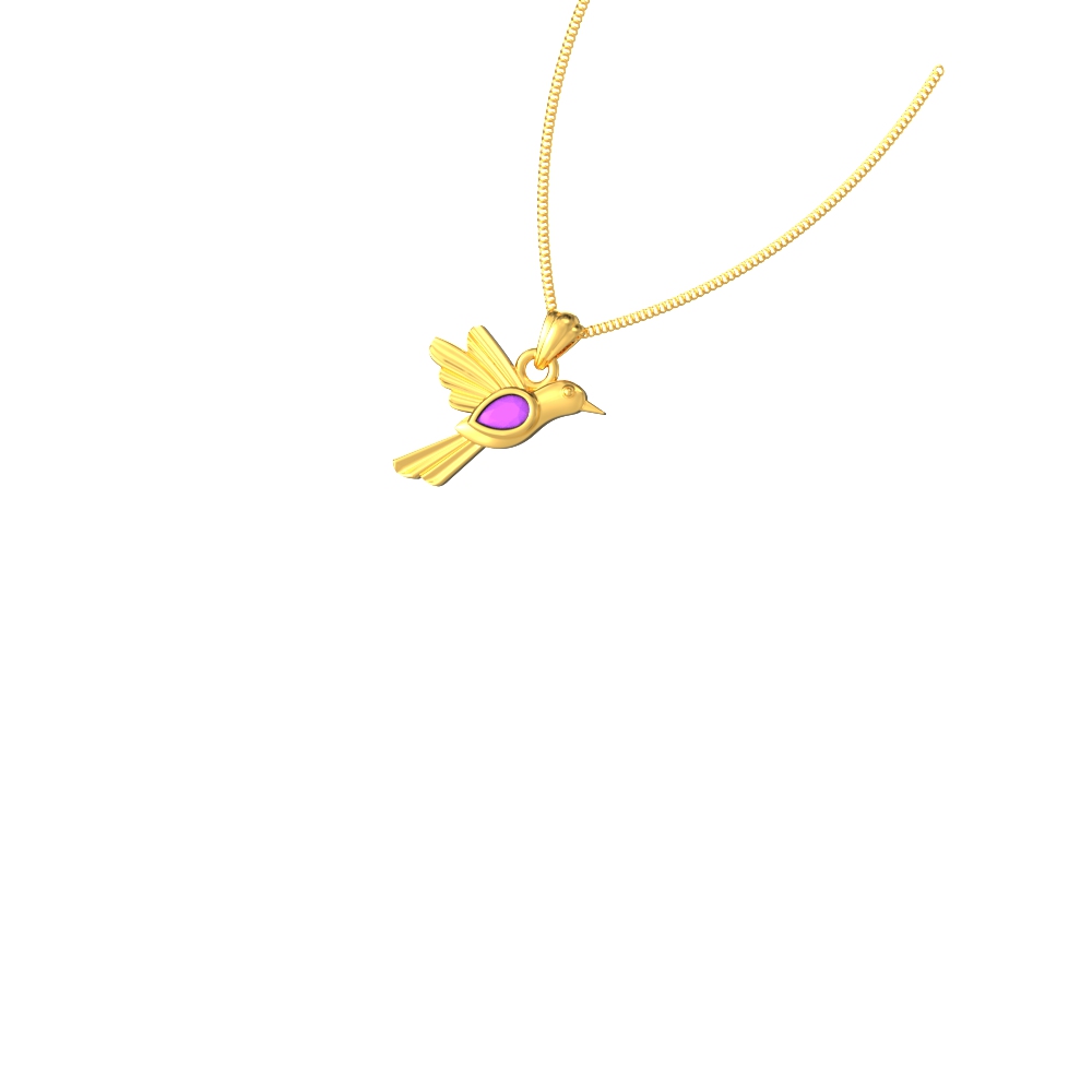 Flying bird design pendant