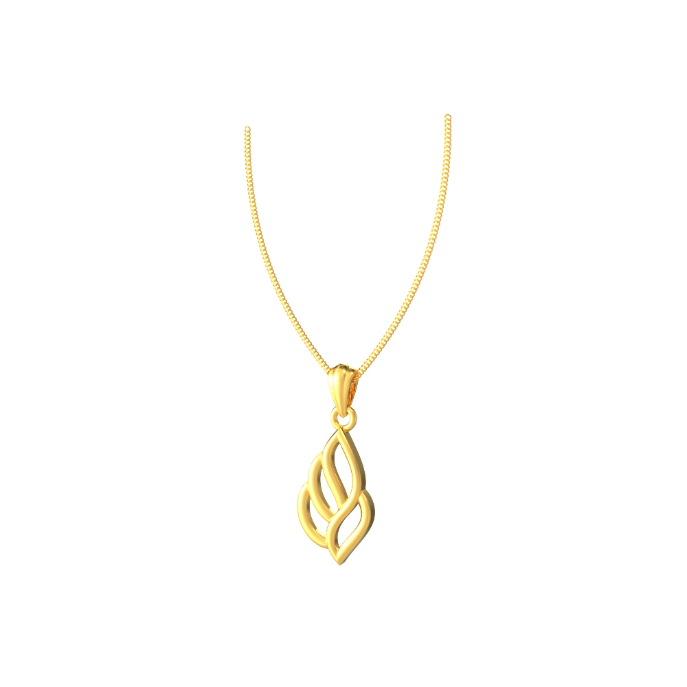 Gold pendant with an Art Deco pattern design, adding a touch of vintage elegance