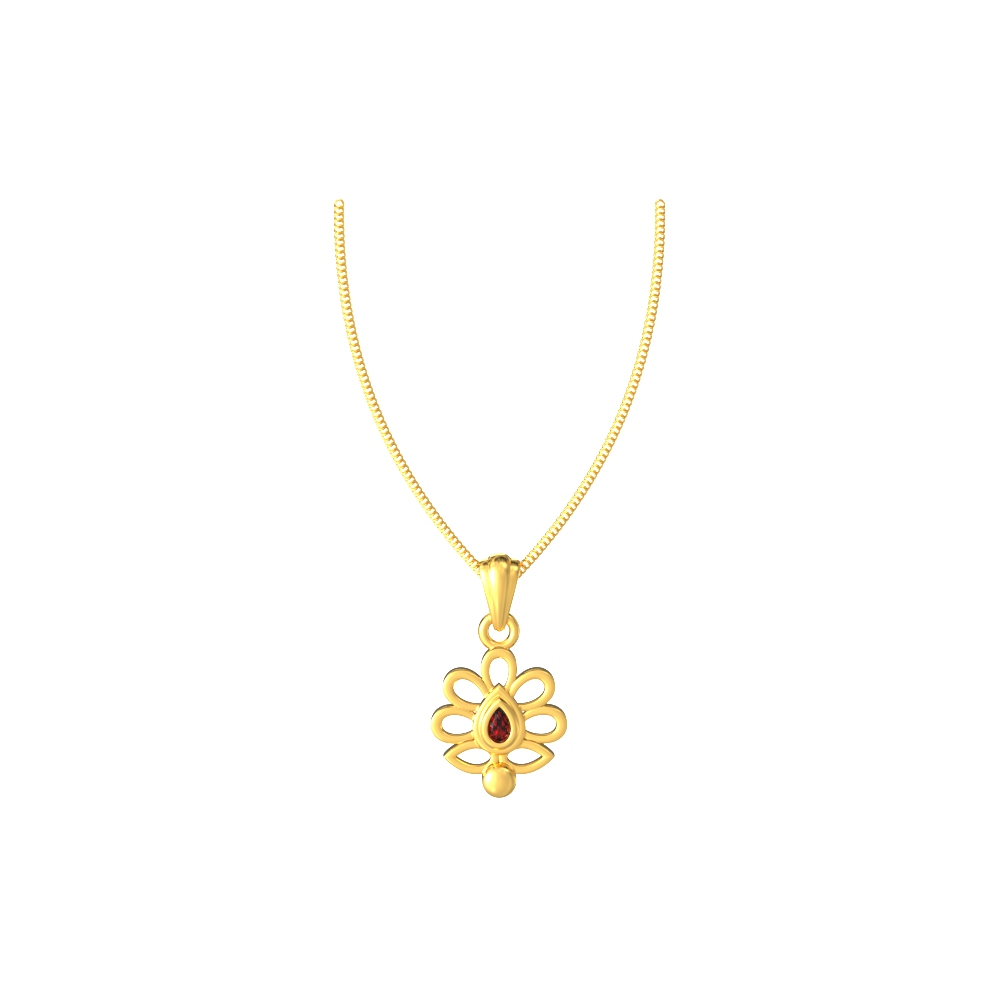 Creative gold pendant featuring an artistic flower design, showcasing unique craftsmanship