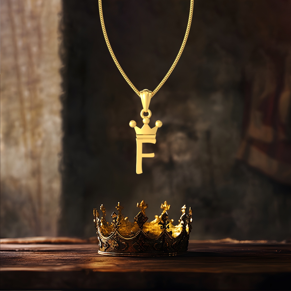 Gold-F-Initial-Royal-Crown-Pendant