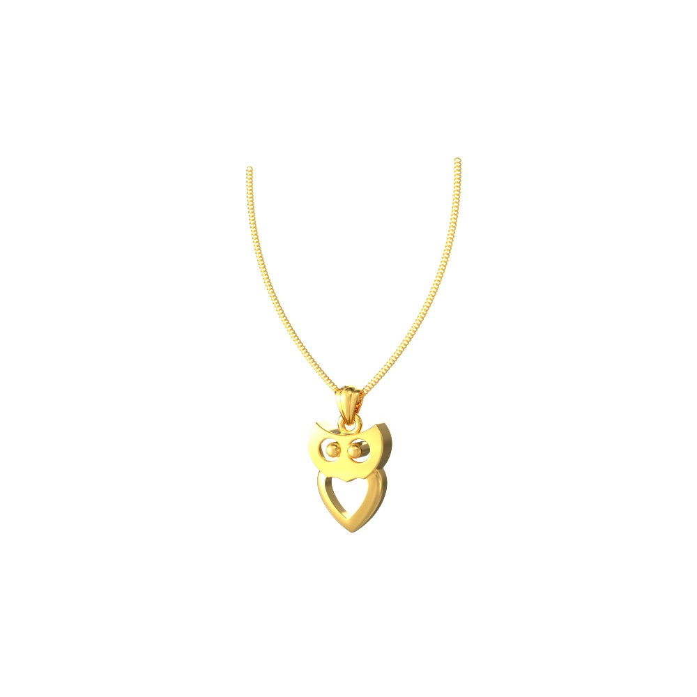 Intricately designed gold mystic owl pendant charm symbolizing wisdom and mystery