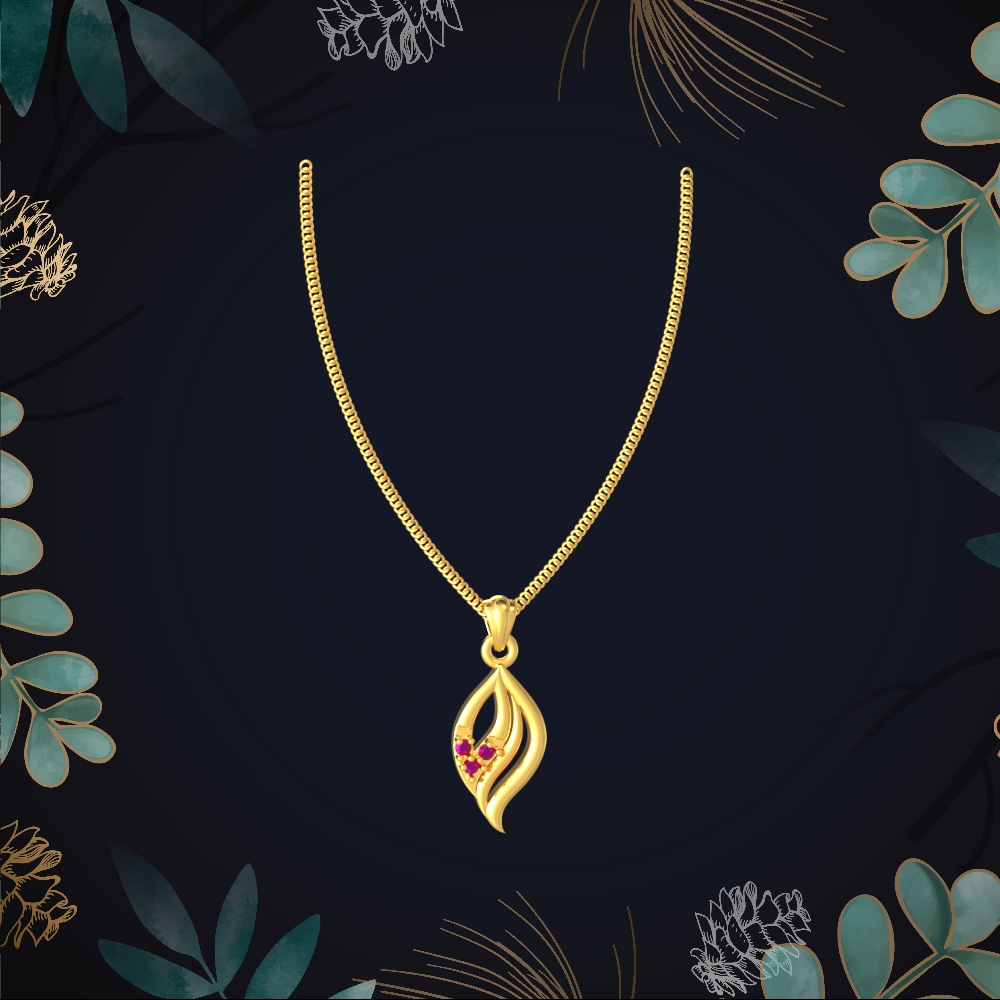 Bold Curves Gold Mangalsutra