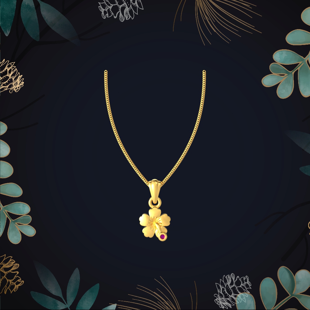 Charming Floral Pendant