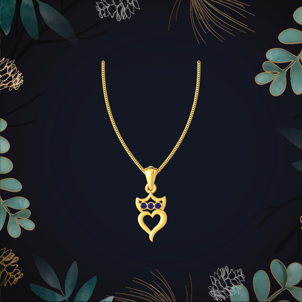 Chic Gold Heart Pendant