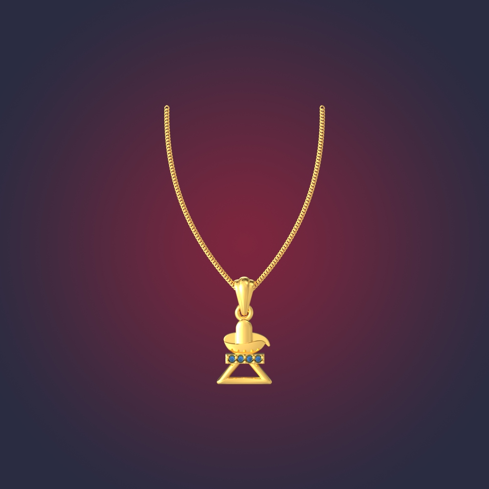 Exquisite Gold God Pendant