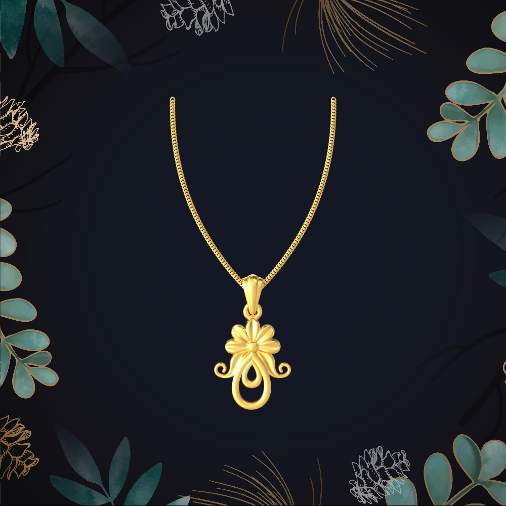 Gold Blossom Pendant