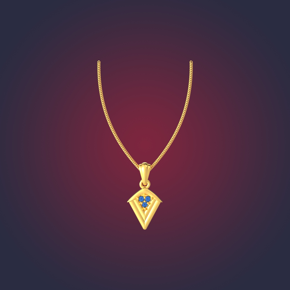 Stylish Triangle Charm Pendant