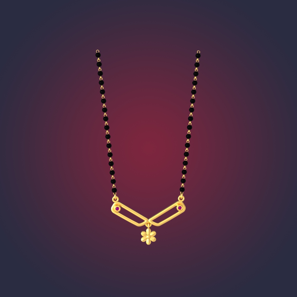 Tiny Flower Gold Mangalsutra