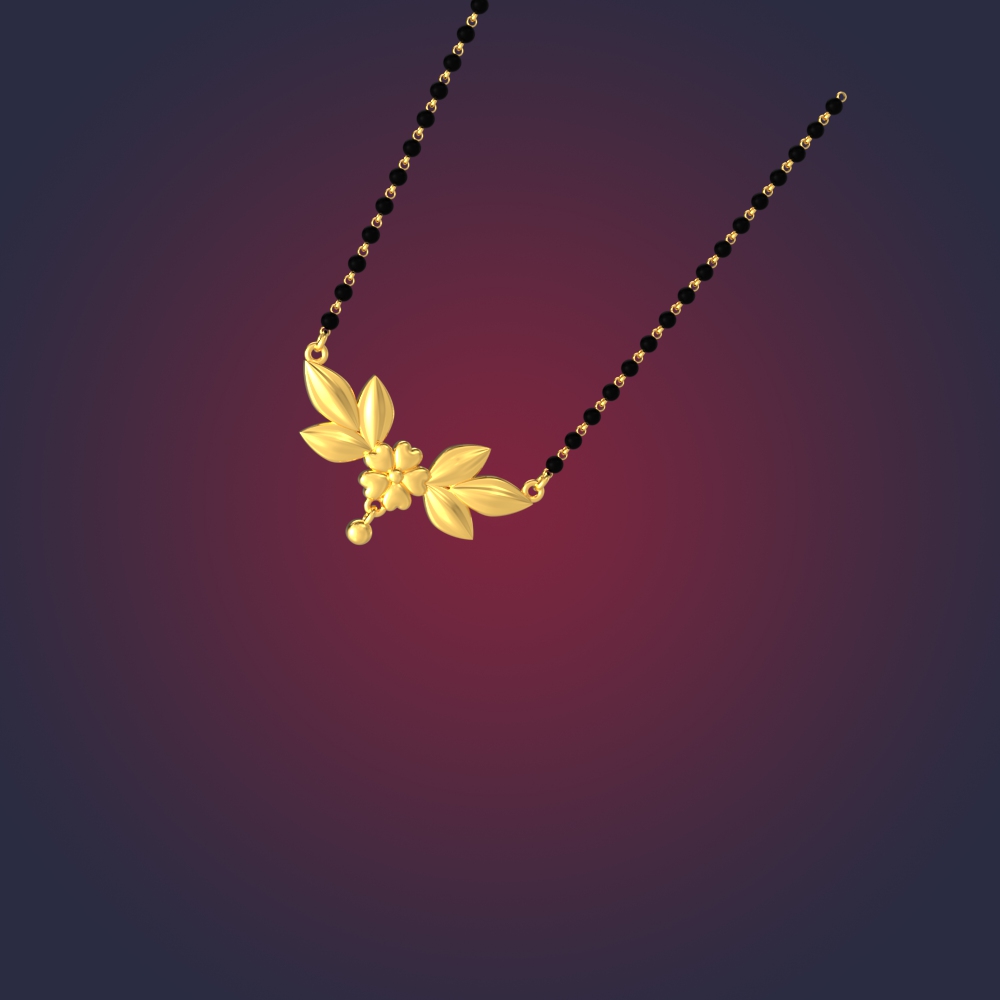 Leaf Pattern Gold Mangalsutra Chennai